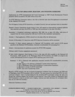 IFYE/YDP application, selection, and financing guidelines