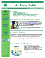 4-H Friday Update, August 16, 2019