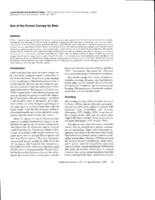 Use of the forest canopy by bats