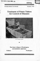 Treatment of potato tubers for control of diseases