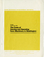 The costs of owning and operating farm machinery in Washington