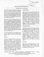 Back-yard filbert production