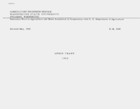 Aphid traps 1962