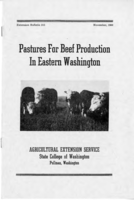 Pastures for beef production in eastern Washington