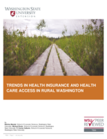 Trends in health insurance and health care access in rural Washington
