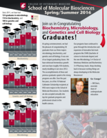 Molecular Biosciences News, Spring/Summer 2016