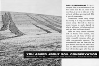 You asked about soil conservation