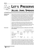 Let's Preserve Jelly, Jam, Spreads