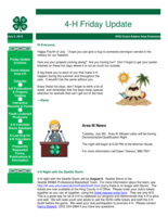 4-H Friday Update, July 5, 2013