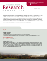 WSU Vancouver Academic Affairs Research Newsletter, Spring 2013