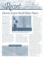 The Record, volume 59, no. 1, Fall