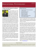 Educational Psychology Newsletter, Fall 2016