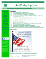 4-H Friday Update, May 25, 2018