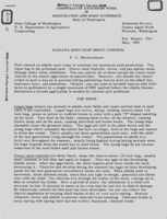 Alfalfa seed crop insect control