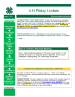 4-H Friday Update, August 3, 2012