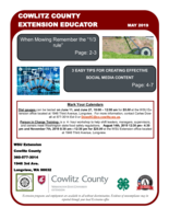 Cowlitz County Extension Educator, May 2019