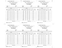 Shell, Interior Quality Egg Grading Card (4-H Individual)