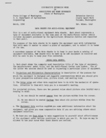 Data sheets for audio-visual equipment