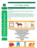 4-H Friday Update, December 13, 2013
