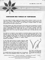 Plant diseases: Corticium red thread of turfgrass