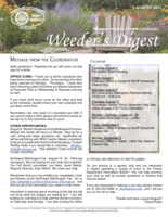 Weeder's Digest, August 2011
