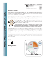 Marty Moose Parent Letter #2