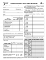 4-H/Youth Group Enrollment Form