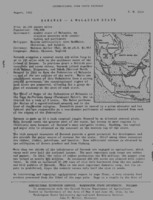 International farm youth exchange: Sarawak-- a Malasian state