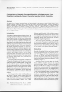 Comparison of hepatic flora and floristic affinities among four neighboring islands, Queen Charlotte Islands, British Columbia