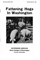Fattening hogs in Washington