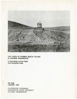 The costs of stubble mulch tillage in Eastern Washington: A panel study of crop yields and production costs