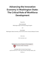 Advancing the innovation economy in Washington State : the critical role of workforce development