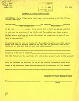 Statement of county extension agent