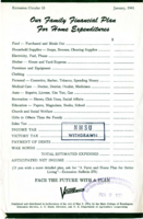 Our family financial plan for home expenditures