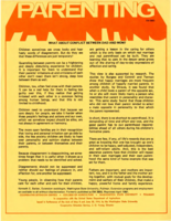 Parenting: What about conflict between dad and mom?