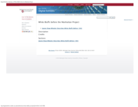 White Bluffs before the Manhattan Project