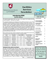 Facilities Services Newsletter, April 2018