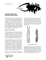 Garden Symphylan: Its Biology and Control