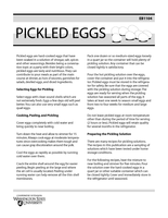 Pickled Eggs