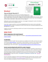 CloverGram, December 11, 2015