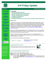 4-H Friday Update, May 26, 2017