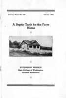 A septic tank for the farm home