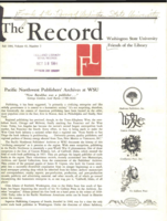 The Record, volume 43, no. 2, Fall