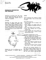 Insect answers: Mosquito prevention and control