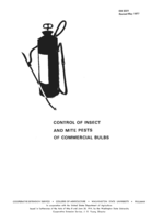 Control of insect and mite pests of commercial bulbs