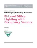 Bi-level office lighting with occupancy sensors.