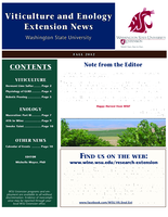 Viticulture and Enology Extension News, Fall 2012