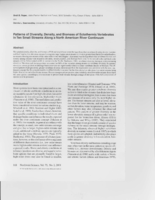 Patterns of diversity, density, and biomass of ectothermic vertebrates in ten small streams along a North American river continuum