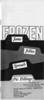 Frozen jams, jellies, spreads, and pie fillings