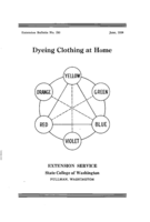 Dyeing clothing at home